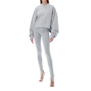 WARDROBE.NYC Side Split Legging in Grey NWT Size XS